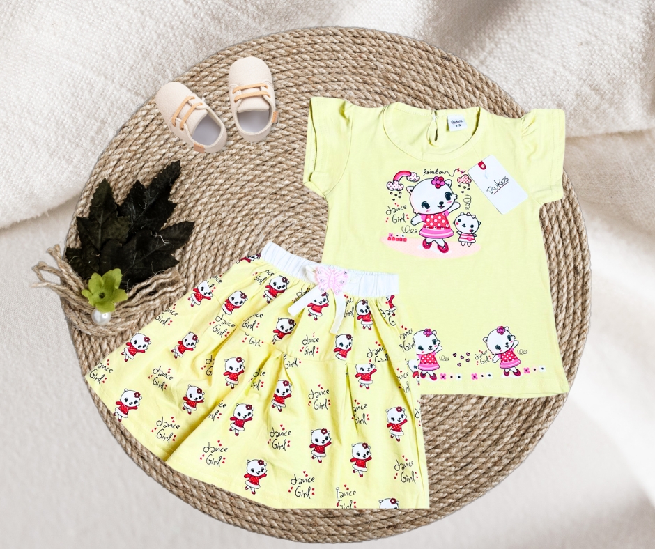 Kids Girls Skirt Tops🎀