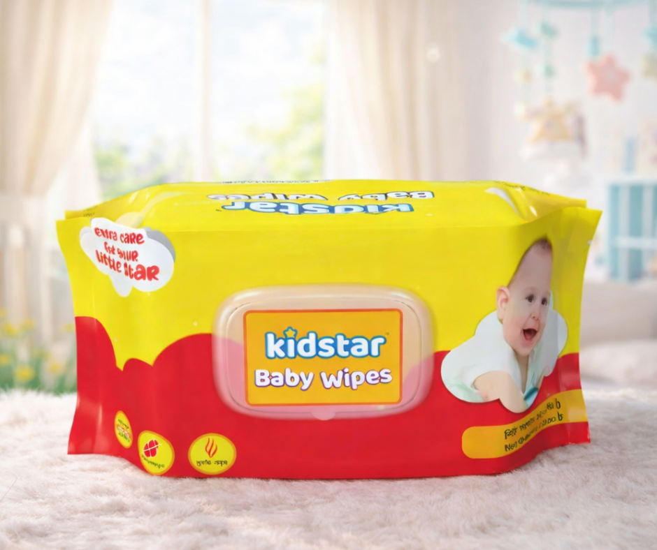 Kidstar Baby Wipes - 120 Ply